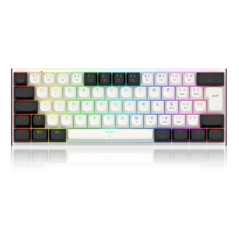 Teclado Redragon FIDD K683WBO RGB-M Black Teclado Redragon FIDD K683WBO RGB-M Black